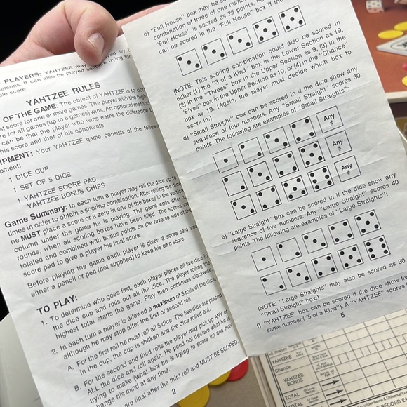 1980's Yahtzee game - Picture 9 of 11